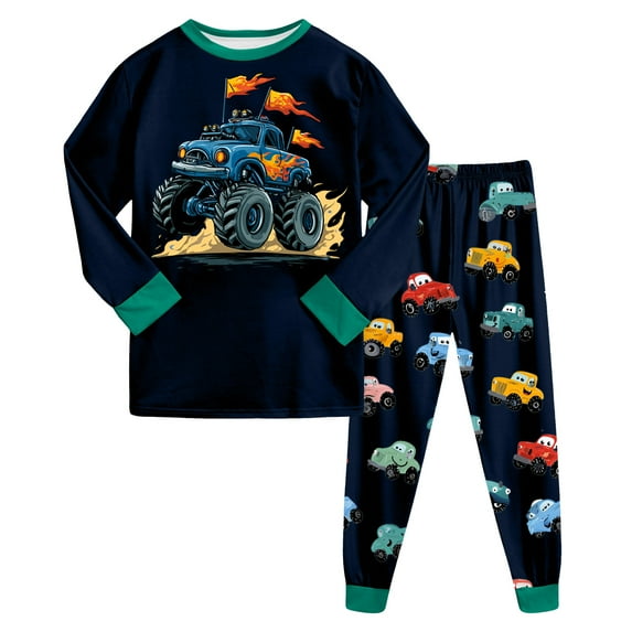Staki Kids Plaid Hoodie Toddler Boys Clothes Sets Little Boy Clothing Long Sleeve Pullover Jogger Pants Kids 2 Pieces Outfits (Green,7-8 Years)