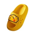 thumbnail image 1 of Staki Kids Sandals Boys Toddler Sandals Boys Slippers Comfort Open Toe Sandal Anti Slip Composite Bottom Outdoor Beach Summer Slides(Yellow,9.5 Toddler), 1 of 7
