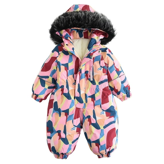 Staki Kids Snow Bibs Girls Snow Pants Ski Bib Overall Waterproof Windproof Warm for Toddler Girl Snowsuit 1Y,2T,3T,4T,5T(Multicolour,2-3 Years)