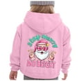 thumbnail image 1 of Staki Kids Ugly Christmas Sweatshirt Funny Hoodie Pullover With Pockets Hoodies Toddler(Pink,5-6 Years), 1 of 7