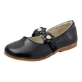 thumbnail image 1 of Staki Mary Jane Shoes Girls Dress Shoes Toddler Mary Jane Shoes Flats with Bow for Toddler/Little/Big Kids(Black,11.5 Little Kid), 1 of 6