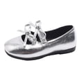 thumbnail image 1 of Staki Mary Jane Shoes for Girls Girls Mary Jane Dress Shoes Platform Loafers School Uniform Chunky Heel Closed Toe Flats(Silver,9.5 Toddler), 1 of 9
