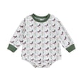 thumbnail image 1 of Staki Organic Cotton Baby Clothes Baby Boys Infant Boys Bodysuits Cotton Cloting for Winter 0-18M(Light Green,12-18 Months), 1 of 6