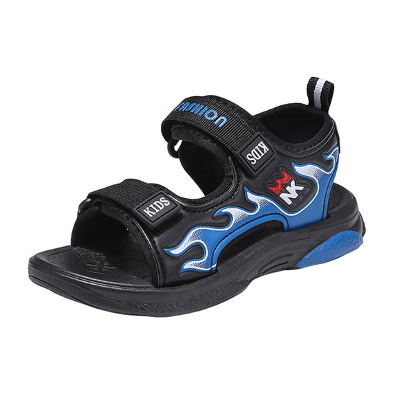 Staki Sandals Boys Kids Hiking Sport Sandals with Back Strap Adjustable Athletic Orthopedic Walking Sandals for Boys(Blue,11.5 Little Kid)