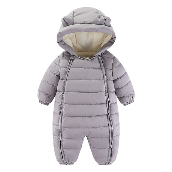 Staki Snow Suit For Kids Girls Snowsuit Windrpoof Ski Suits Jacket Snow Pants Set Winter Clothes Girls' Snow Wear 3M,6M,12M,18M,24M(Dark Gray,3-6 Months)