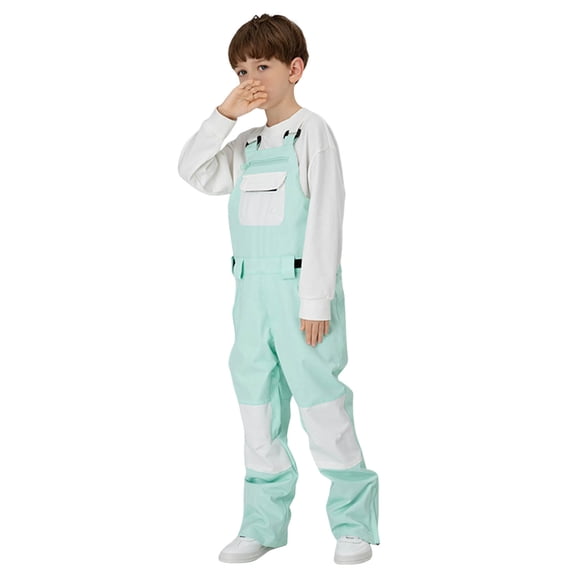 Staki Snow Suit For Kids Girls Snowsuit Windrpoof Ski Suits Jacket Snow Pants Set Winter Clothes Waterproof Snowsuit for Kids 5T,6Y,7Y,8Y,9Y,10-14Y(Mint Green,7-8 Years)