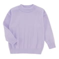 thumbnail image 1 of Staki Sweatshirt for Kids Girls Sweaters for Teen Girls Toddler Girl Cute Knit Crewneck Pullover 3-9Y 10-17Y(Purple,15-17 Years), 1 of 3