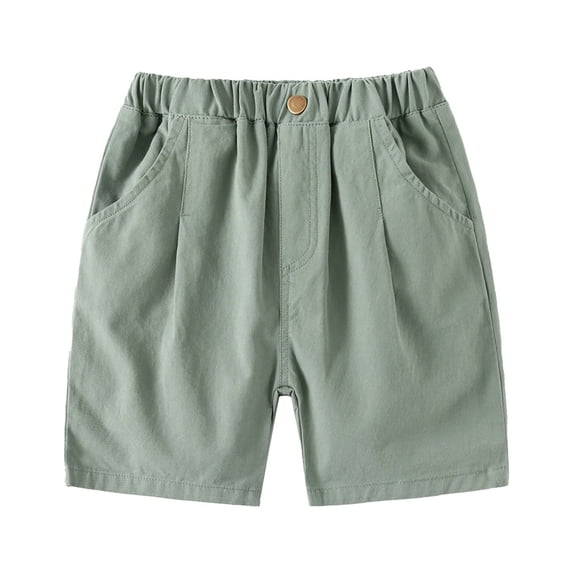 Staki Toddler Boys' 12M-5T Shorts Baby Pull On Jogger Shorts Cargo Short Pants with Pockets Clothes,12-18 Months
