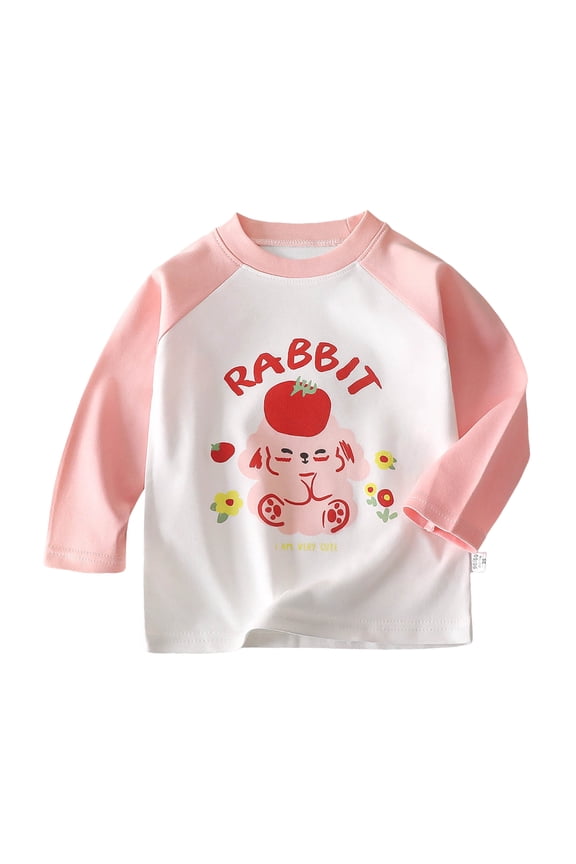 Toddler Boys Color Block Long Sleeve Shirts Cotton Dinosaur&Car Print Boy's T-Shirts Spring/Fall for 6M-8Y,12-18 Months