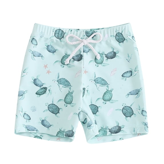 Staki Toddler Boys Swim Trunks Boys Swim Trunks Bathing Suit Boys Swimsuit Swim Shorts Swimwear Quick Dry Swim Trunks Kids Beach Board Shorts 6-24M 2-4Y(Light Blue,6-12 Months)