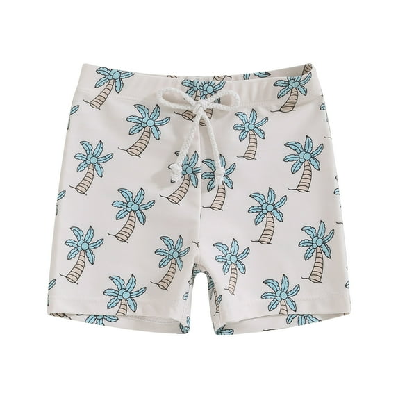 Staki Toddler Boys Swimsuit Boys Swim Trunks Stretch Quick Dry Bathing Suit Toddler Beach Shorts 0-24M 2-3Y(Beige,18-24 Months)