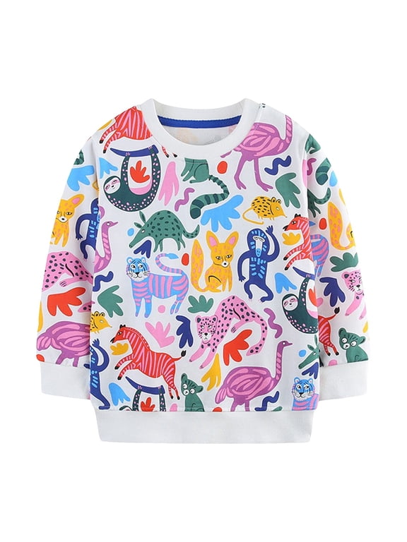 Toddler Crewneck Sweatshirt Baby Boy Long Sleeve Crewneck Sweatshirts Pullover Shirt Tops 12M-7Y(Gray,12-18 Months)