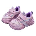thumbnail image 1 of Staki Toddler Girl Sneakers Kids Athletic Sneakers Running Shoes Mesh Design Suitable for Outdoor Activities(Purple,1.5 Big Kid), 1 of 9
