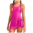 thumbnail image 1 of Staki Toddler Girl Swimsuit Girls One-Piece Swimsuit with Sun Protection, Quick Drying Bathing Suit 9Y 10Y 11Y(Hot Pink,15-16 Years), 1 of 6