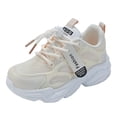 thumbnail image 1 of Staki Toddler Girls Sneakers Kids Sneakers for Girls Running Shoes Anti Slip and Breathable Sport Athletic Suitable for Campus Walking and Playing(White,11.5 Little Kid), 1 of 4