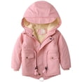 thumbnail image 1 of Staki Toddler Heavy Winter Jacket, Wind-resistant Water-resistant Shell, Fleece Inner Baby Wearing Coat 3T,4T,5T,6-10Y(Pink,9-10 Years), 1 of 8