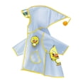 thumbnail image 1 of Staki Toddler Rain Ponchos Kids Rain Poncho Hooded Ponchos for Girls With Fun Designs Orange,4-5 Years, 1 of 5