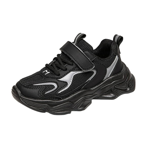 Staki Toddler Sneakers Toddler Kids Girls Minimalist Sneakers Lightweight Breathable Walking Shoes Naturally Splay Flexible Fit(Black,10.5 Toddler)