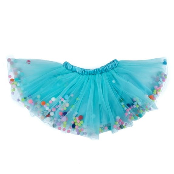 Staki Toddler Tutus Girls Dance Ballet Skirt Tutu Skirts Fluffy Ballet Dress for Toddlers/Little Girls(Green,3-4 Years)