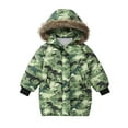 thumbnail image 1 of Staki Toddler Winter Coats Puffer Padded Jacket Baby Boys Girls Bear Hoods Down Jacket Light Weight Infant Outerwear Toddler Puffer Jacket 5T,6Y,7Y,8Y,9Y,10-14Y(Green,10-11 Years), 1 of 8