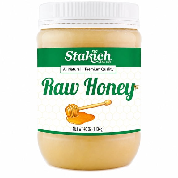 Stakich 100% Pure Unprocessed Raw Superfood 2.5 Lb Honey