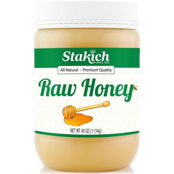 Stakich 100% Pure Unprocessed Honey, 2.5 Lb