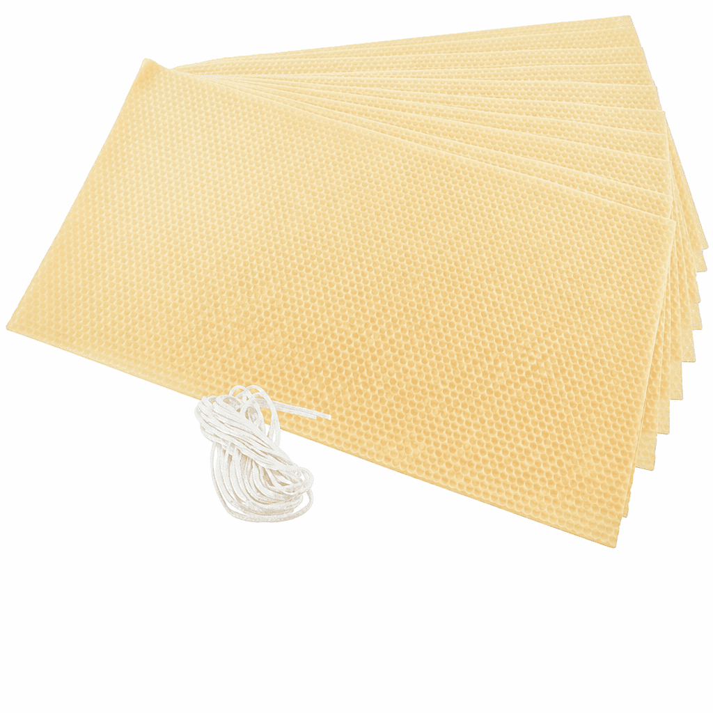 Stakich Beeswax Candle Making Kit for Adult 50 Pieces