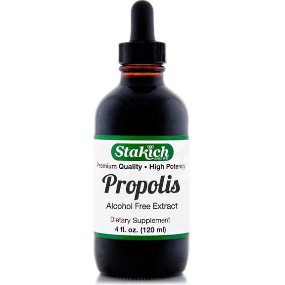 Stakich Propolis Extract Alcohol Free 4 Ounce Dietary Supplement