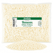 Stakich Beeswax Pellets - For Candle Making - 2 lbs, White