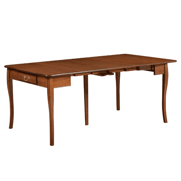 Stakmore Expanding Console to Dining Room Table with 2 Leaves, Cherry