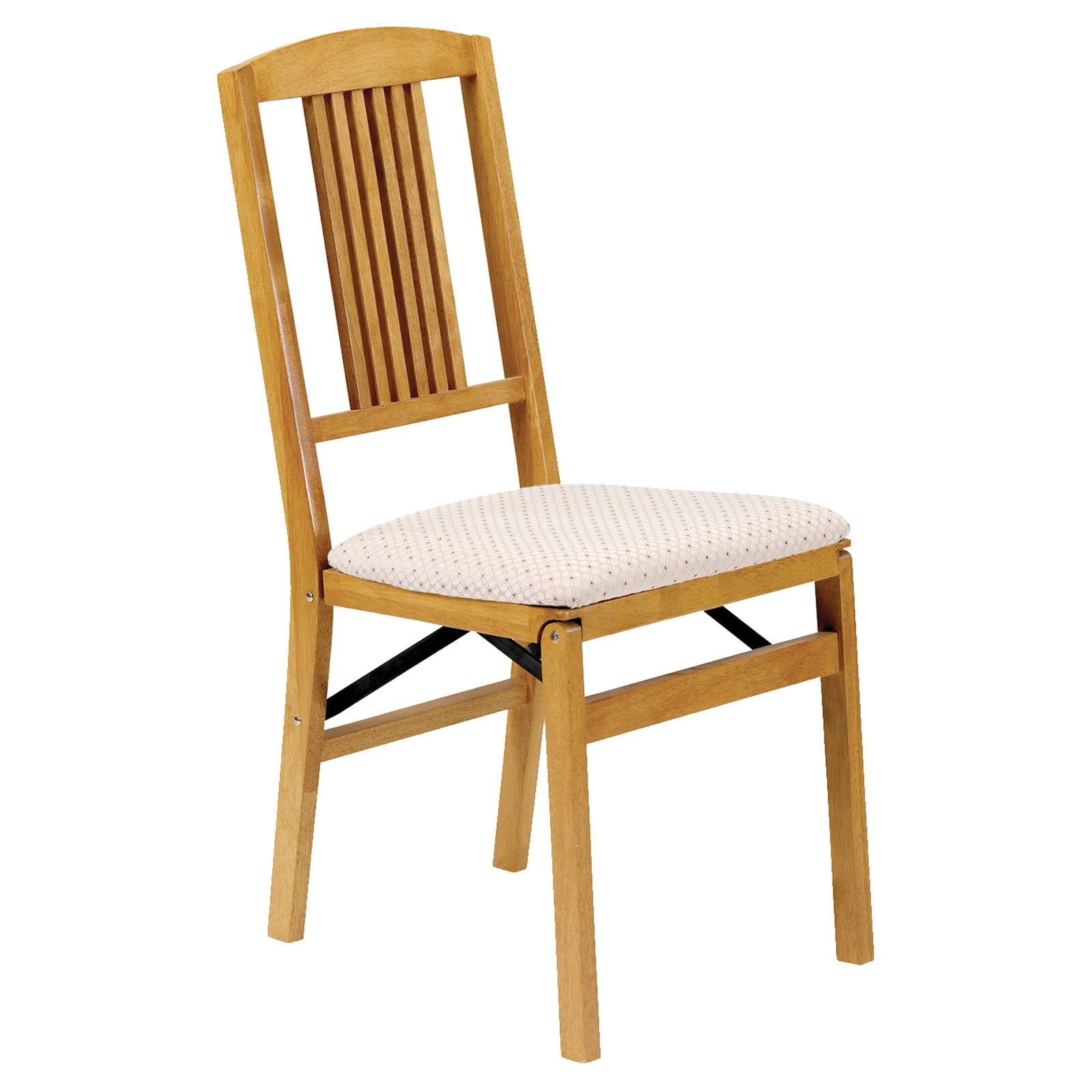 Stakmore Hardwood Simple Mission Folding Chair - Oak (2-Pack)