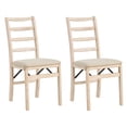 thumbnail image 1 of MECO Stakmore Unfinished Folding Chair Shaker Back, Set of 2, Unfinished, 1 of 6