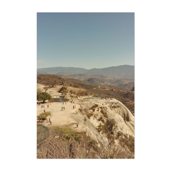 Stalactites and Stalagmites - Oaxaca de Juárez Oaxaca Mexico Photography Landscape Water Nature Wilderness Scenic Desert Travel Poster Unframed Wall Art Print 4 x 6 inches