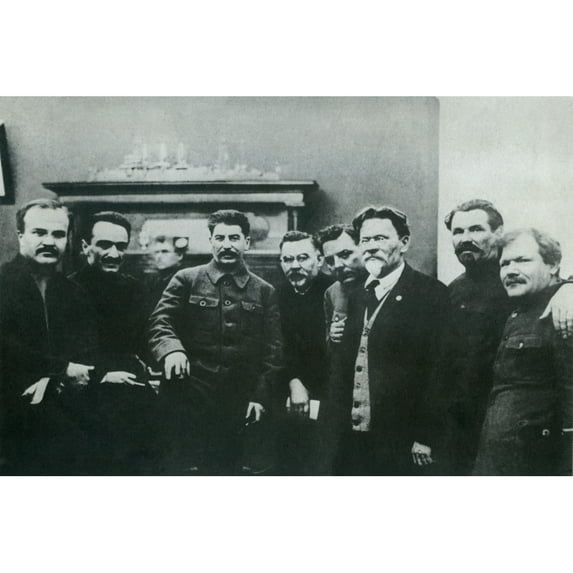 Stalin Photographed With High Soviet Officials History (36 x 24)