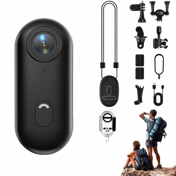 Stalk Cam,Stalkcam Body Camera,Uhd Pov Thumb Camera For Hunting, Mini Camera With Magnetic Base, 160° Wide-Angle With Audio And Video Recording, For Work, Travel &Outdoor Activities