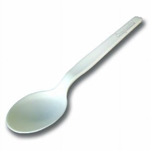 Asean Corporation CPLA-003 CPLA Compostable Spoon - 1000 pcs