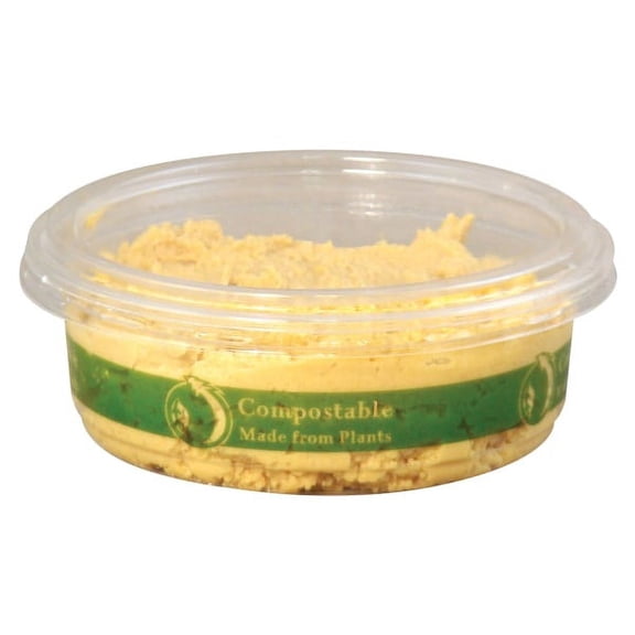 Stalk Market Compostable PLA Deli Food Containers, 8 Oz, Clear, Pack of 600