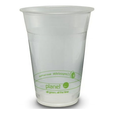 StalkMarket® Planet+ Compostable Cold Cups, 16 Oz, Clear, Pack Of 1,000 Cups