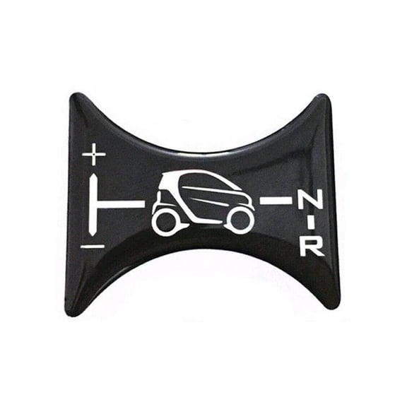 Stall Car Sticker Black And White Car Logo Type Reflective Sticker Epoxy Gear Sticker X9G9