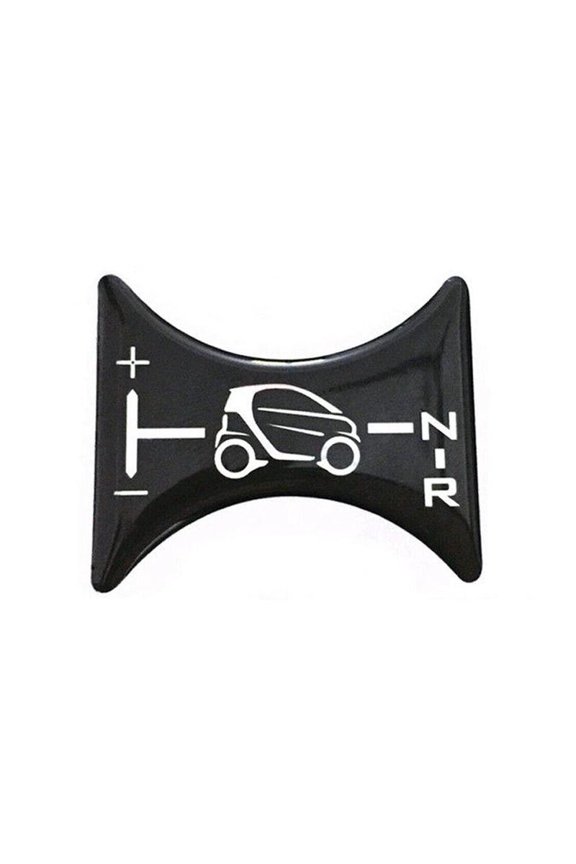 Stall Car Sticker Black And White Car Logo Type Reflective Sticker Epoxy Gear Sticker X9G9