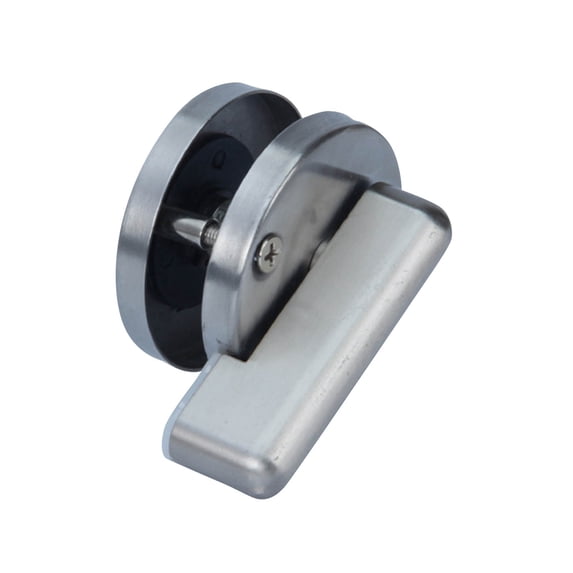 Stall Door Lock with Occupied Indicator - Stainless Steel Bathroom Restroom Privacy Latch for Commercial Use - Fits 12-18mm Thick Doors (1pc, 2.9in)
