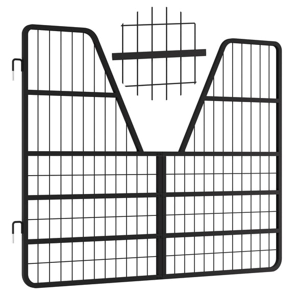 Stall Gate for Horses, Yoke Design Reinforcement, 52"x42" Robust Steel, Horse Stall Gate, Stable Guard for Horses, Ideal for Wash Rack, Standard Stall, Exit