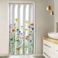 thumbnail image 1 of Stall Shower Curtain 36W x72H Inches RV Shower Curtains Floral Shower Curtains for Bathroom Flower Shower Curtains Set with 12 Hooks Narrow Short Half Shower Curtain Stall Size Spring, 1 of 6