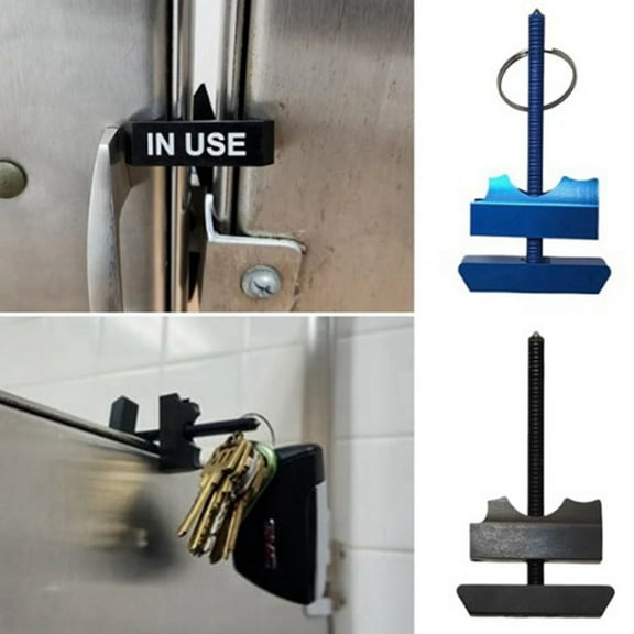 Stall Tool, Bathroom Stall Lock Keychain, Portable Door Lock for Hotel Rooms, Smart Shaker Tool