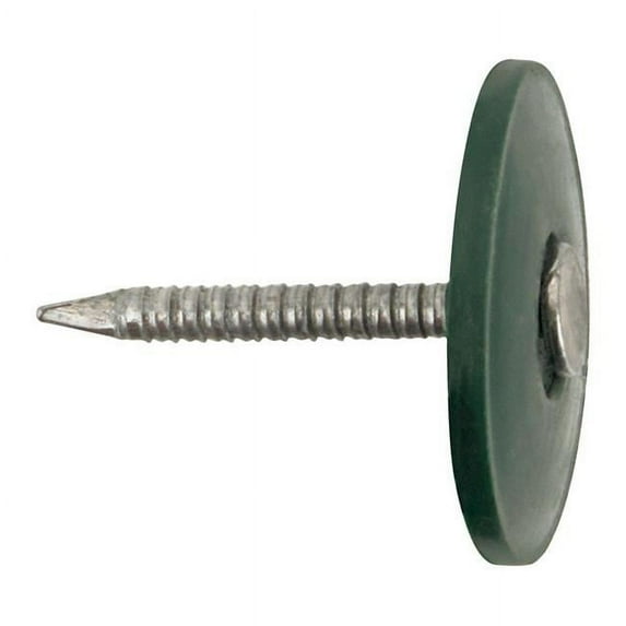 Stallion 5007777 1.5 in. Flat Head Ring Shank Cap Steel Nail Cap, 1 lbs - Pack of 6