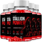 Stallion Power ACV Male Gummies Advanced Formula Vitamin Supplement StallionPower 5 Pack