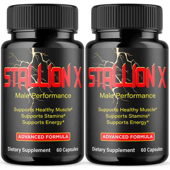 Stallion X Advanced Formula Pills All Natural Vitamin Supplement StallionX 120 Capsules