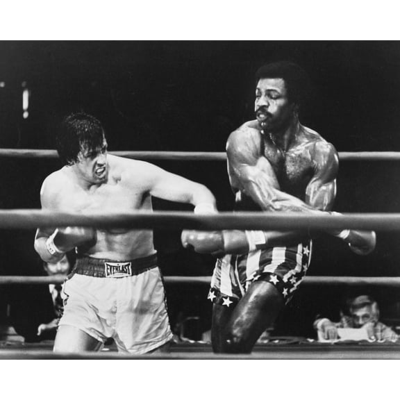 Stallone Boxing Carl Weathers Rocky 24x36 Classic Hollywood Poster