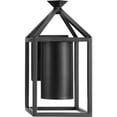 thumbnail image 1 of Stallworth Collection One-Light Matte Black Contemporary Outdoor Large Wall Lantern, 1 of 15