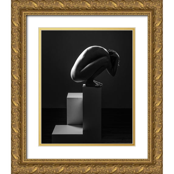 Stalmans, Luc 20x24 Gold Ornate Wood Framed with Double Matting Museum Art Print Titled - Spiritual Necessity